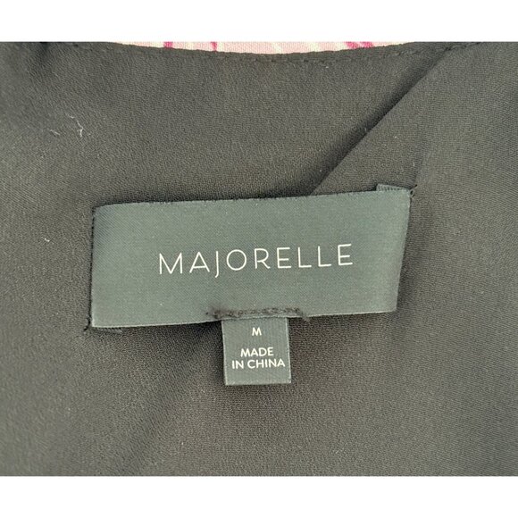 Majorelle Ruffle Mini Dress Revolve Navy Blue Floral Womens Size M - Picture 5 of 9